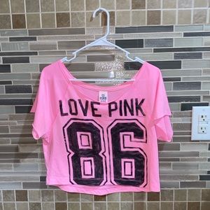 PINK Crop Top